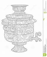 Raster Samovar sketch template