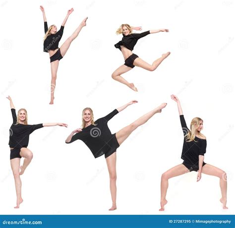 dancer    poses isolated royalty  stock photo