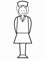 Krankenschwester Enfermera Persone Nurse1 Malvorlagen Personen Infermiera Malvorlage Kategorien sketch template