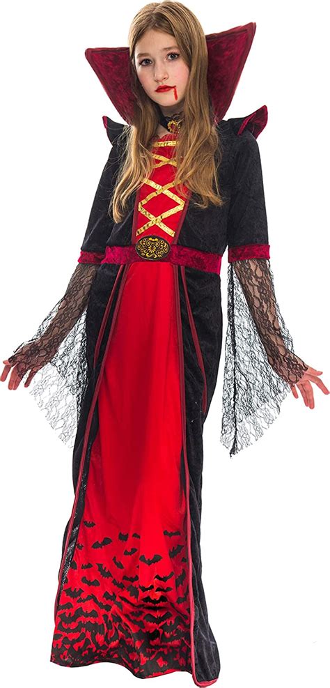 Spooktacular Creations Vampire Girl Costume Medium Red Amazon Ca
