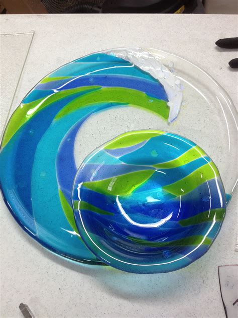Fused Glass Plate Wave Plates Home And Living
