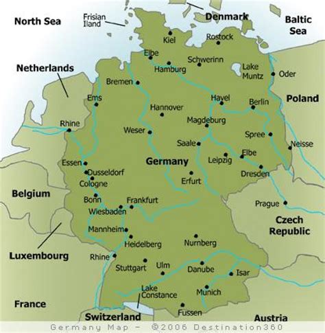 map  germany cities major cities  capital  germany