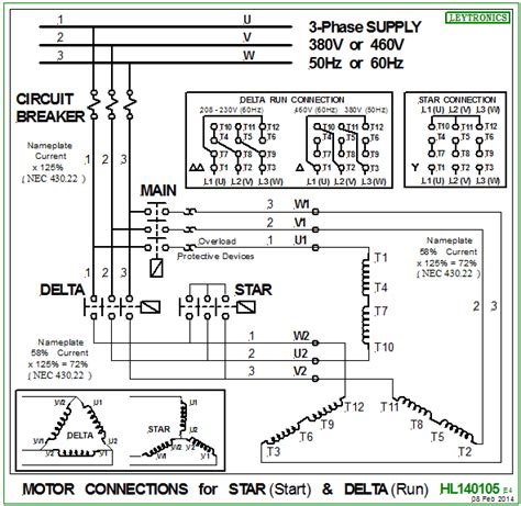 volt motor starter wiring diagram