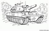 Coloring Sherman Pages Colorkid Tanks Gif sketch template