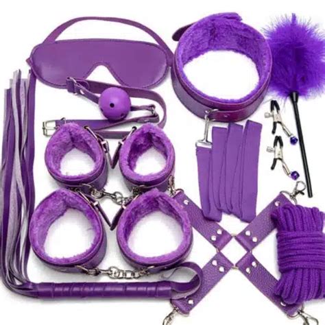 Adult Luxury ⭐️⭐️⭐️⭐️⭐️ Kinx Purple Bondage Luxury Bondage Set 14 Pieces