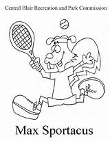 Tennis Coloring Max Playing Printable Squirrel Book sketch template
