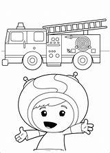 Umizoomi Coloring Pages Team Geo Print Coloring4free Firetruck Color Coloriage Printable Umi Getcolorings Coloringtop Books sketch template