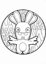 Rabbids Coloring Invasion Pages Colouring Raving Kids Websincloud Activities sketch template