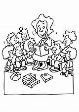 Coloring Pages Teachers Teacher Print sketch template