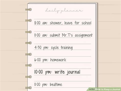journal  pictures wikihow