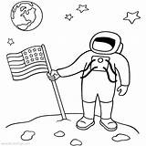 Astronaut Moon Reached Xcolorings Ufo Astronauts Rockets 121k sketch template