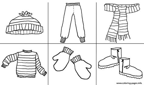 stuff winter clothes sa coloring pages printable