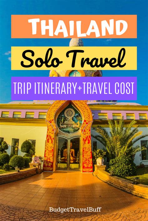 thailand solo travel itinerary for 7 days