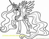 Celestia Pony Coloring Princess Little Pages Drawing Princesa Desenhos Sun Unicorn Para Colorir Luna Printable Kids Friendship Magic Ml Getdrawings sketch template