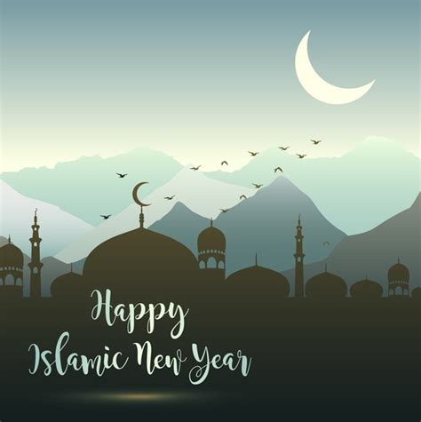 premium vector happy islamic  year