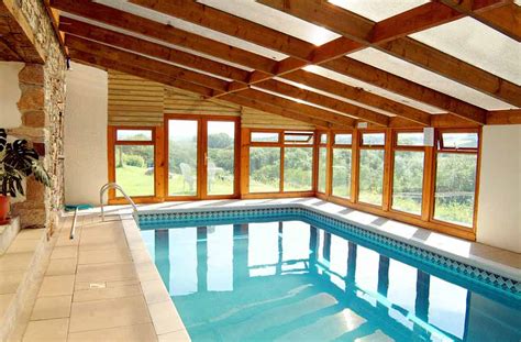 ten cottages with indoor swimming pools