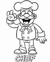 Coloring Pages Chef Professions Printable Master Kids Print Topcoloringpages Funny sketch template