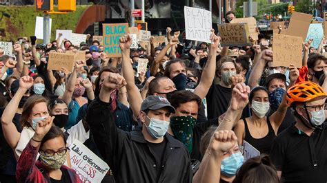 incredible enormous crowds flood streets   demanding   police brutality