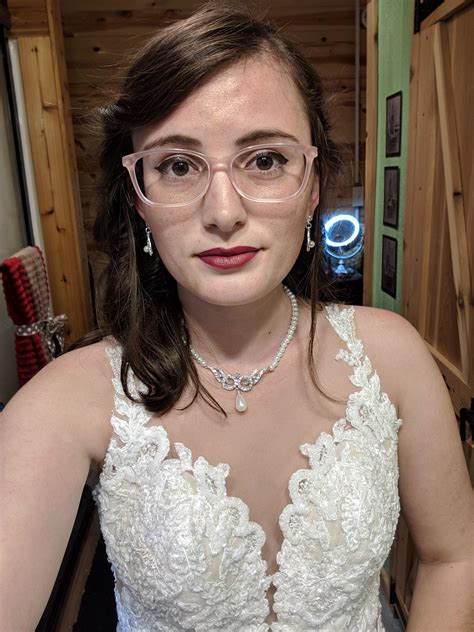 I Was Struggling With The Idea Of Not Wearing Glasses On My Wedding Day