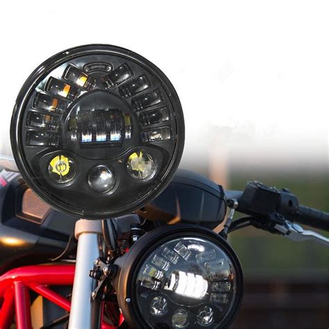 davidson led headlights  harley led headlight  hilo beam    motorcycle projector