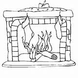 Camino Ofen Chimenea Navidad Malvorlage Lagerfeuer Fuoco Fireplace Malvorlagen Flammen Misti Beliebt Möbel Llamas Gratismalvorlagen Krampus Kategorien sketch template