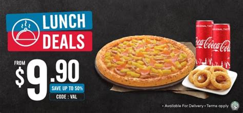 dominos pizza promotions     september  sgdtips