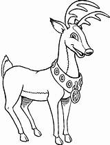 Coloring Reindeer Christmas Pages Clipart Kids Cartoon Colouring Clip Cliparts Flying Drawings Color Library Popular Coloringhome Cool Favorites sketch template