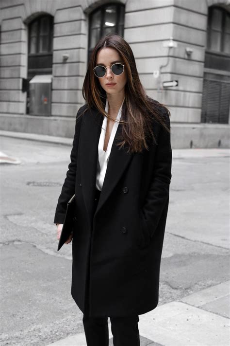 black wool coat outfit fall fashion coats trendy work outfit fashion