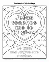 Coloring Jesus Teaches Forgiveness Printable Forgive Activity Activities Sunday School Find Click sketch template