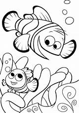 Nemo Coloring Pages Dory Finding Printable Fish Colouring Print Sheets Kids Birthday Tank Info Book sketch template