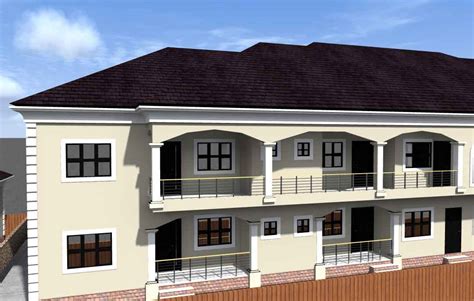 nigeria house plan    bedroom apartments
