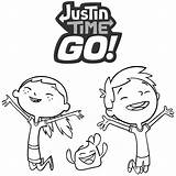 Justin Time Coloring Pages Go Getdrawings sketch template