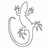 Lizard Gecko Template Drawing Templates Kids Printable Simple Colouring Craft Animal Pages Crafts Dot Coloring Print Chameleon Patterns Painting Aboriginal sketch template
