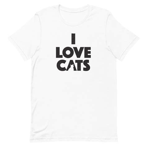 i love cats black print we love cats and kittens