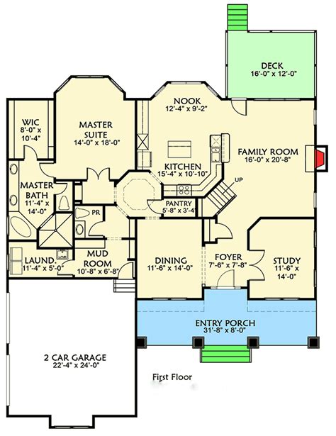 exciting craftsman house plan   floor master vv architectural designs house