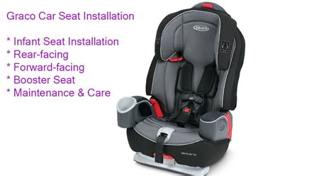 graco car seat instructions rear facing install brokeasshomecom