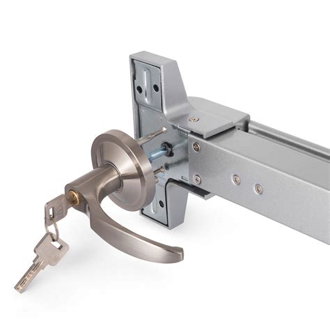 door push bar exit lock  lever panic exit hardware latch stoving varnish ebay