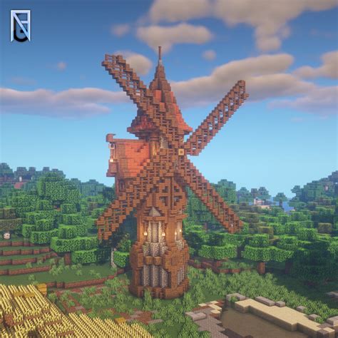built  minecraft windmill inspired  witcher  thoughts rgaming
