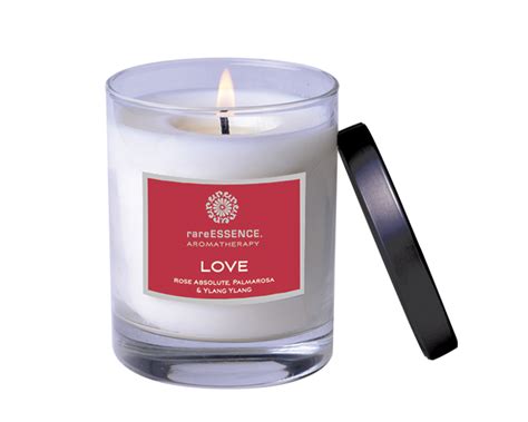 love aromatherapy spa candle rareessence