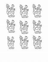 Counting Coloring Pages Sheet Printable Book Educational Color Noodle Twisty sketch template