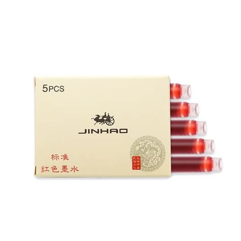 stkspartij zwart blauw rood kleur vulpen inkt cartridge jinhao mm diameter briefpapier