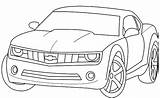 Camaro Coloring Pages Chevy Chevrolet Car Truck Bumblebee Lifted Drawing Silverado Printable Color Cars Sheets Getcolorings Tocolor Print Drawings Getdrawings sketch template