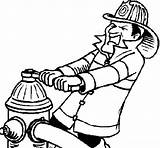 Bombero Dibujos Bombeiro Coloring Colorare Pompiere Pompier Bomberos Firefighting Firefighter Fireman Acolore Coloritou Disegni Mestieri sketch template