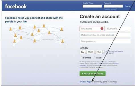create  page  facebook digital unite