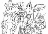 Pokemon Coloring Coloriage Pages Anime Color Kids Ex Imprimer Dessin Colorier Print Noir Les Tous Legendary Dessins Printable Gratuit Lineart sketch template