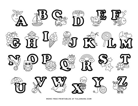 easy abc coloring sheet  alphabet printables sketch coloring page