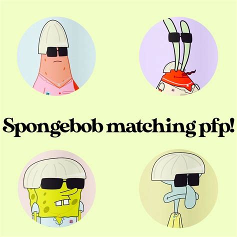 spongebob matching pfp funny profile pictures pictures  friends