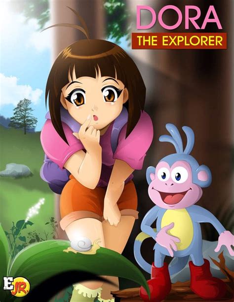 anime version 7 dora the explorer anime amino