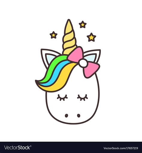 unicorn   pink bow   head  stars   neck