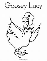 Coloring Goose Lucy Goosey Baby Pages Clipart Noodle Eggs Template Twisty Chicks Hatch Nest Print Twistynoodle Liba Outline Favorites Login sketch template